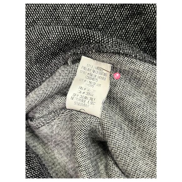 Theory Dress Womens 4 Gray Wool Long Sleeve Fit Flare Career Classic Minimalist - Picture 9 of 14